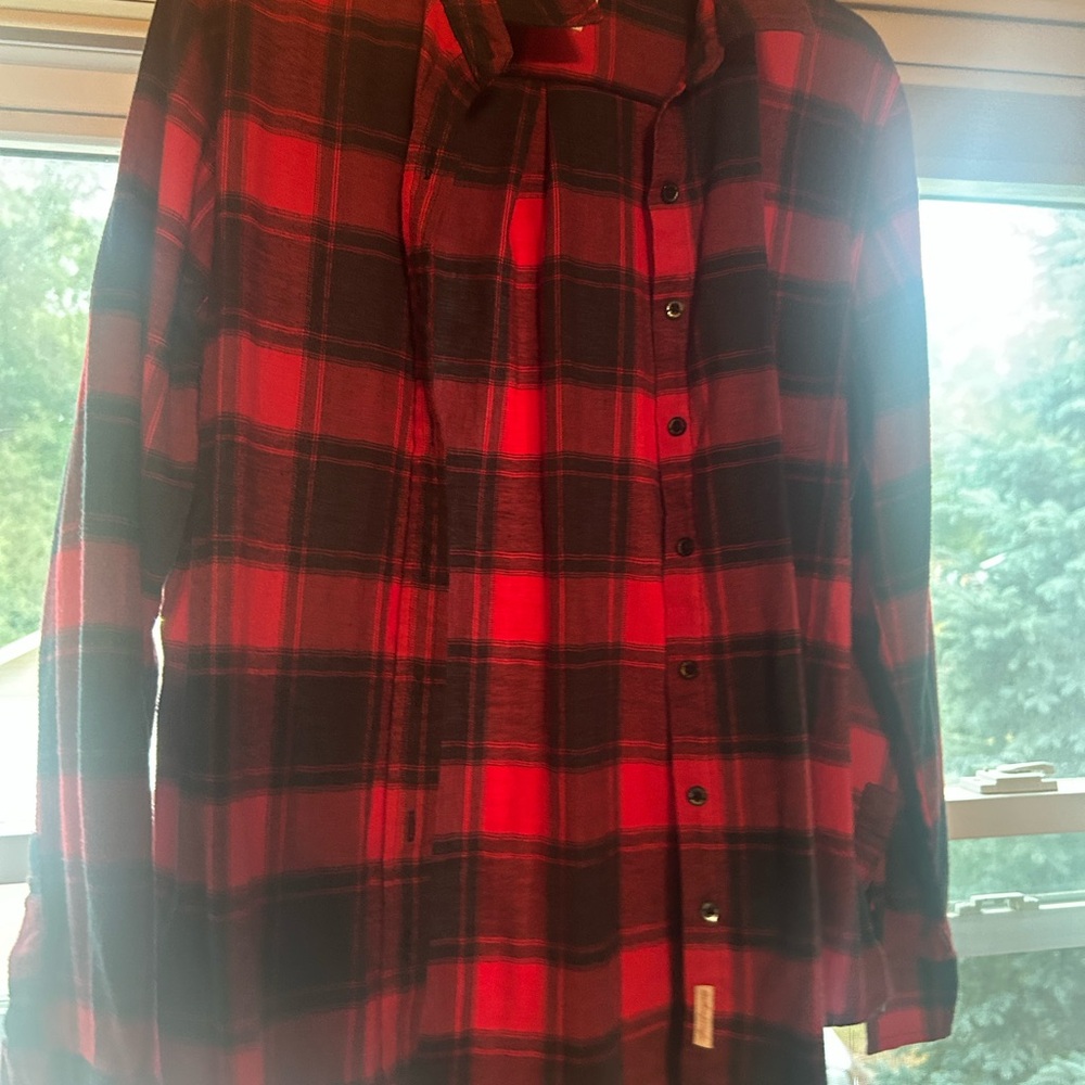 Weatherproof Women's Red and Black Plaid Jacket
